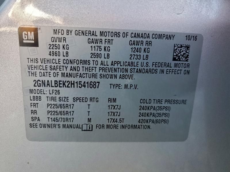 2017 Chevrolet Equinox ls