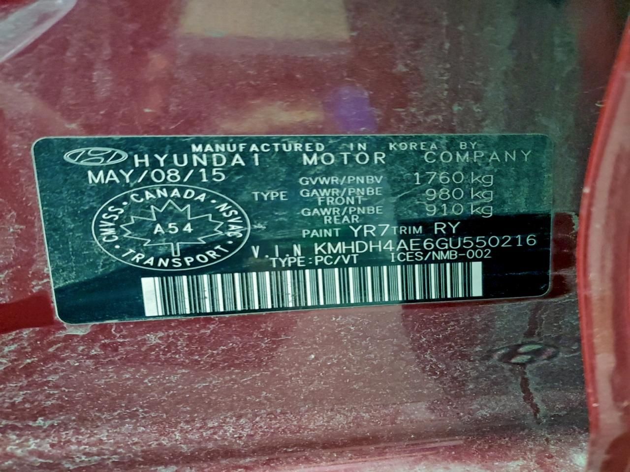 2016 Hyundai Elantra se