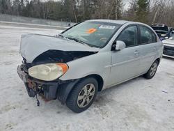 Hyundai Accent salvage cars for sale: 2009 Hyundai Accent gls