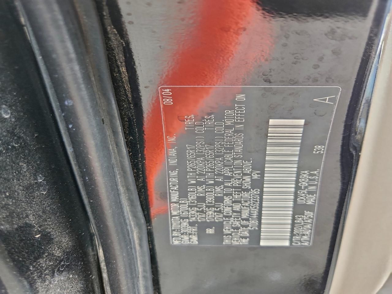 2005 Toyota Sequoia SR5