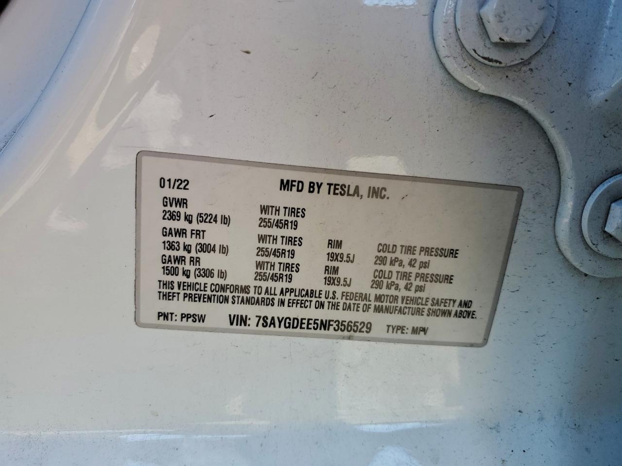 2022 Tesla Model y