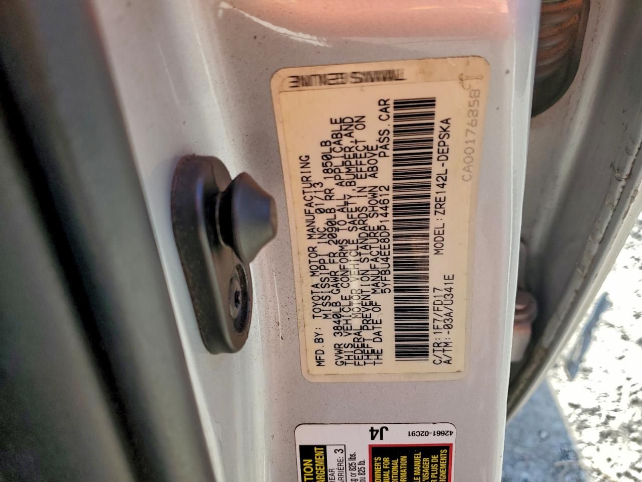 2013 Toyota Corolla Base