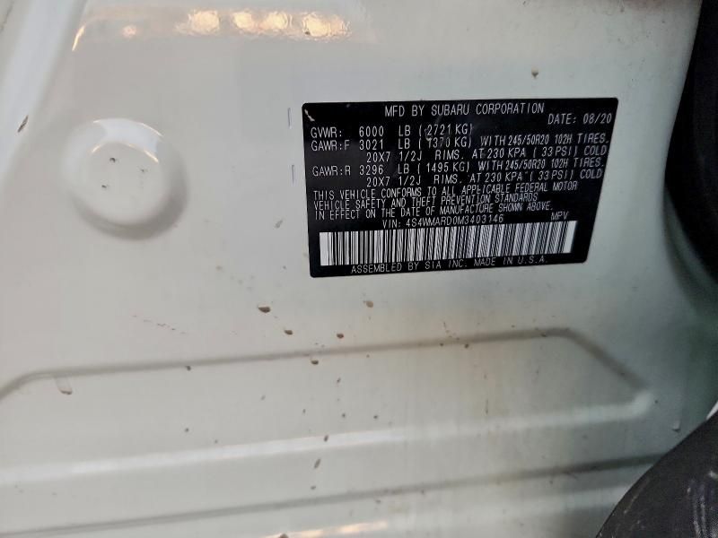 2021 Subaru Ascent Touring