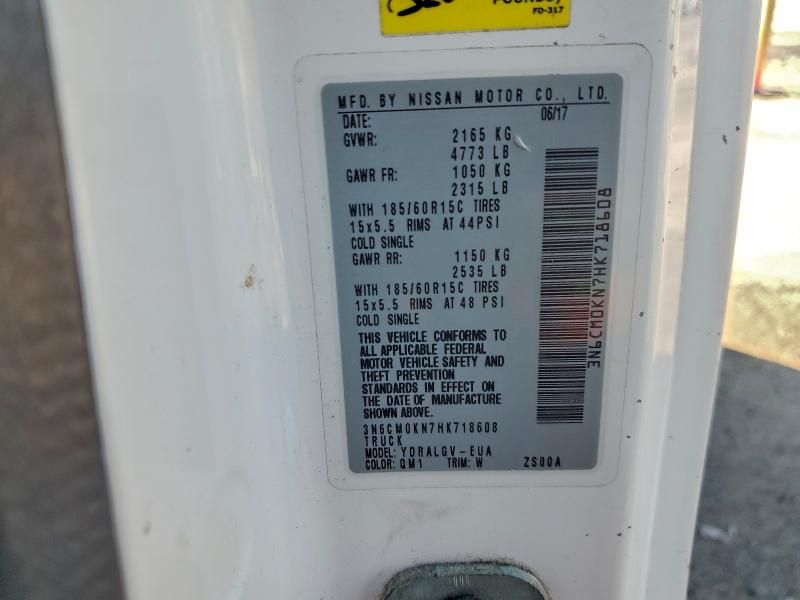 2017 Nissan Nv200 Delivery van