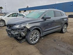 Salvage cars for sale from Copart Woodhaven, MI: 2017 Lincoln Mkc Select