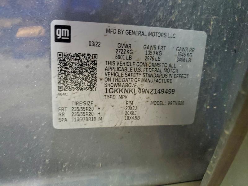 2022 GMC Acadia sle