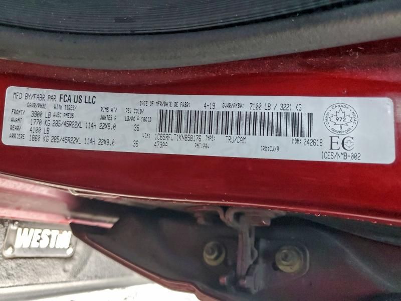 2019 Dodge Ram 1500 Rebel