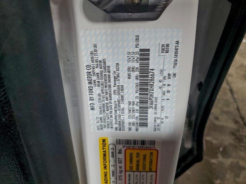 2017 Ford Fusion se
