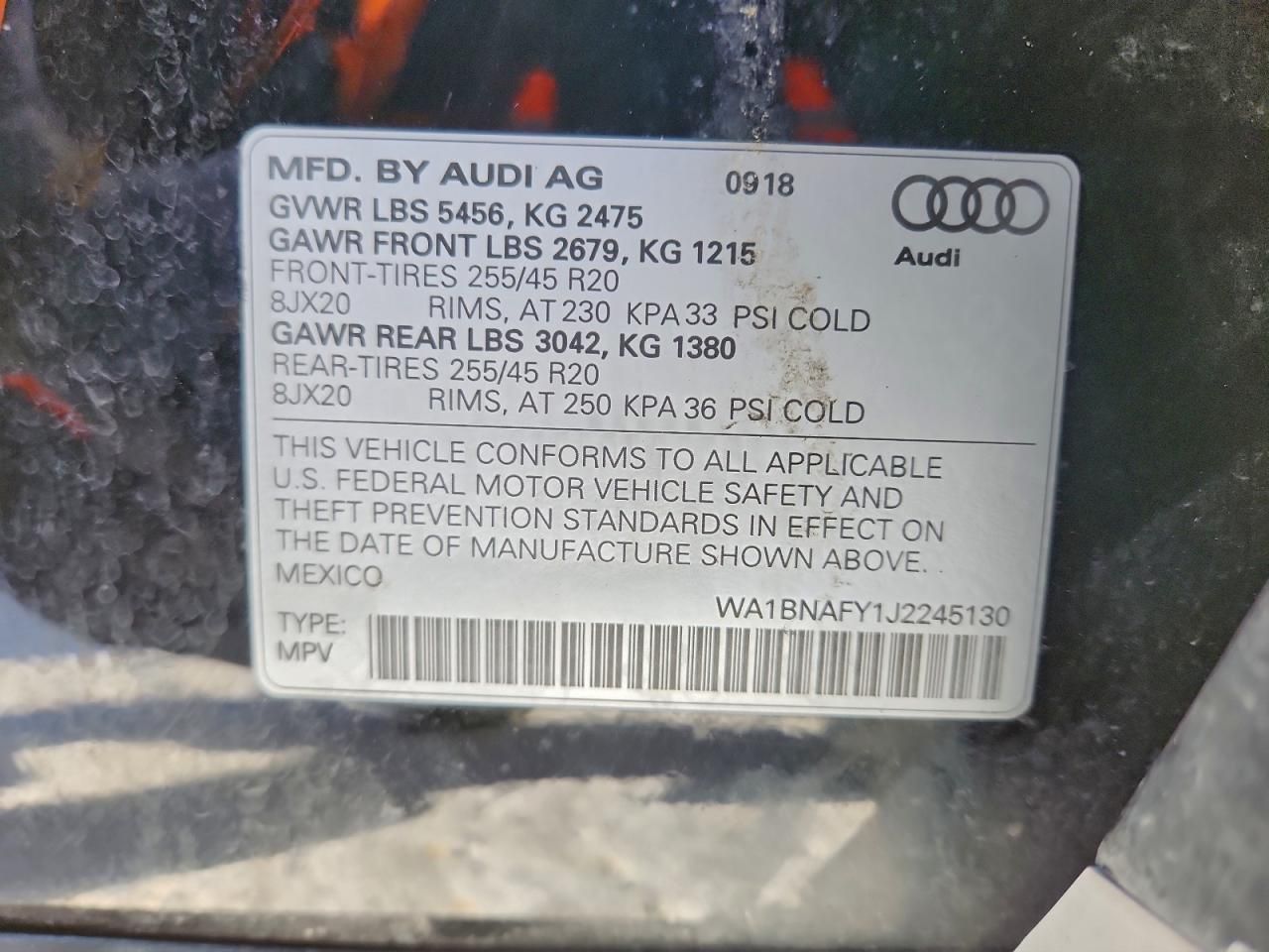 2018 Audi Q5 Premium Plus