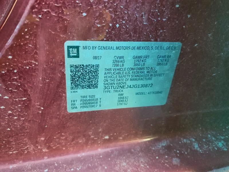 2018 GMC Sierra K1500 slt
