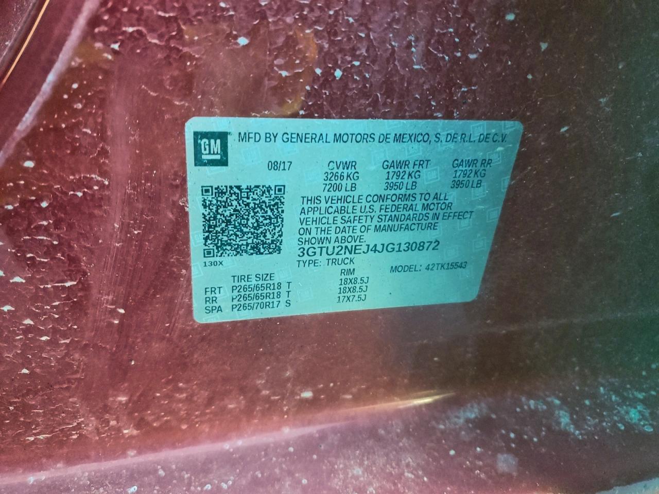 2018 GMC Sierra K1500 slt