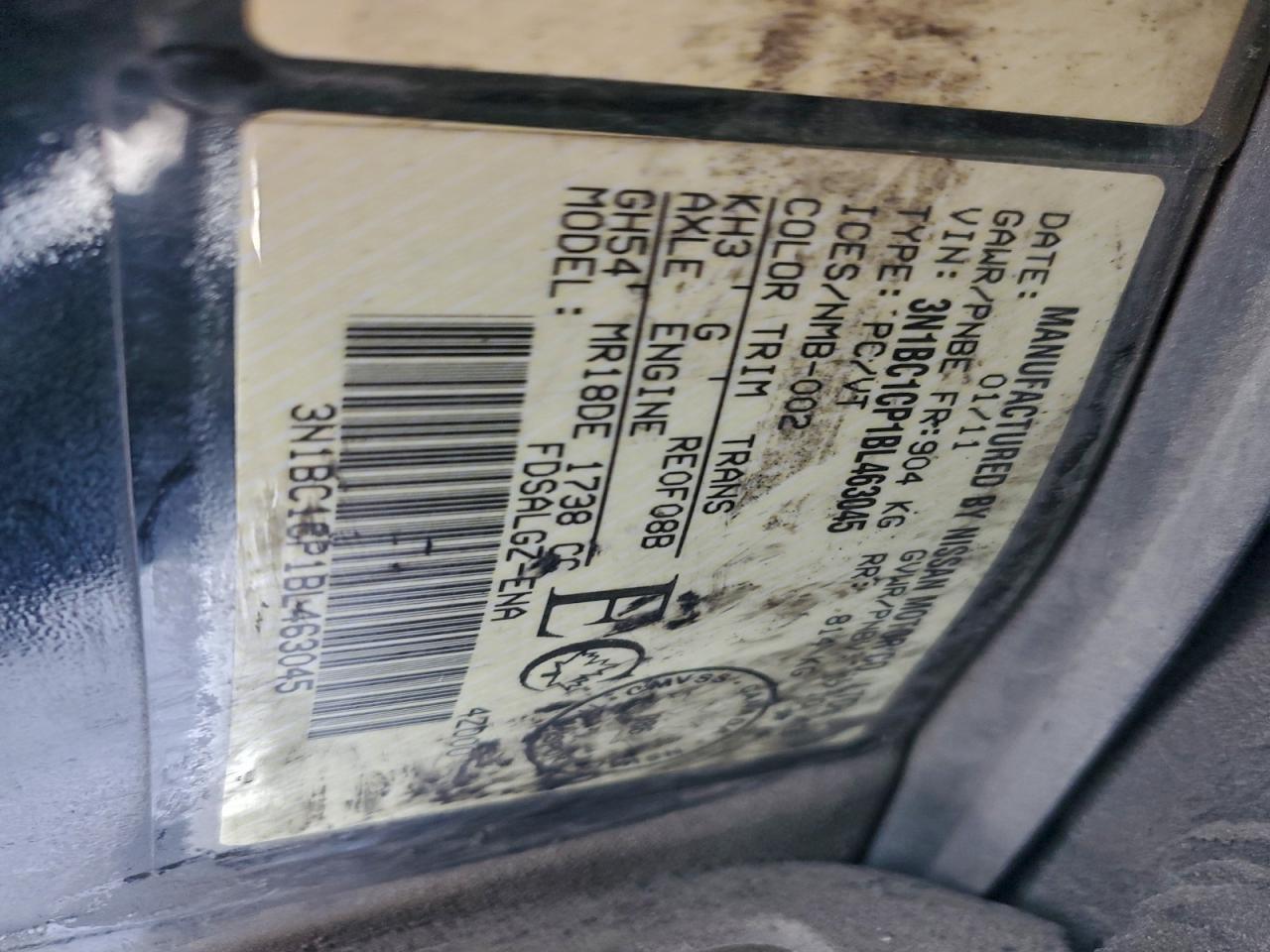 2011 Nissan Versa s