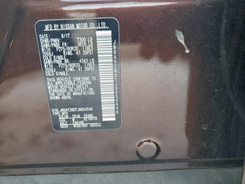 2018 Nissan Armada sv