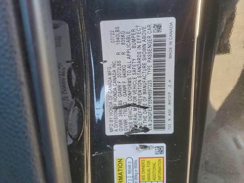 2022 Honda Civic Sport