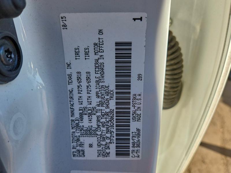 2016 Toyota Tundra Crewmax SR5