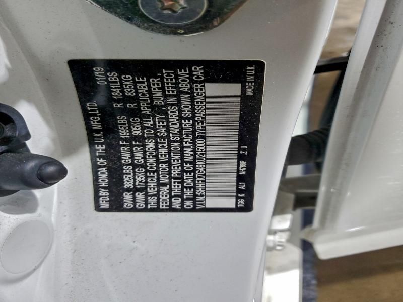 2019 Honda Civic Sport