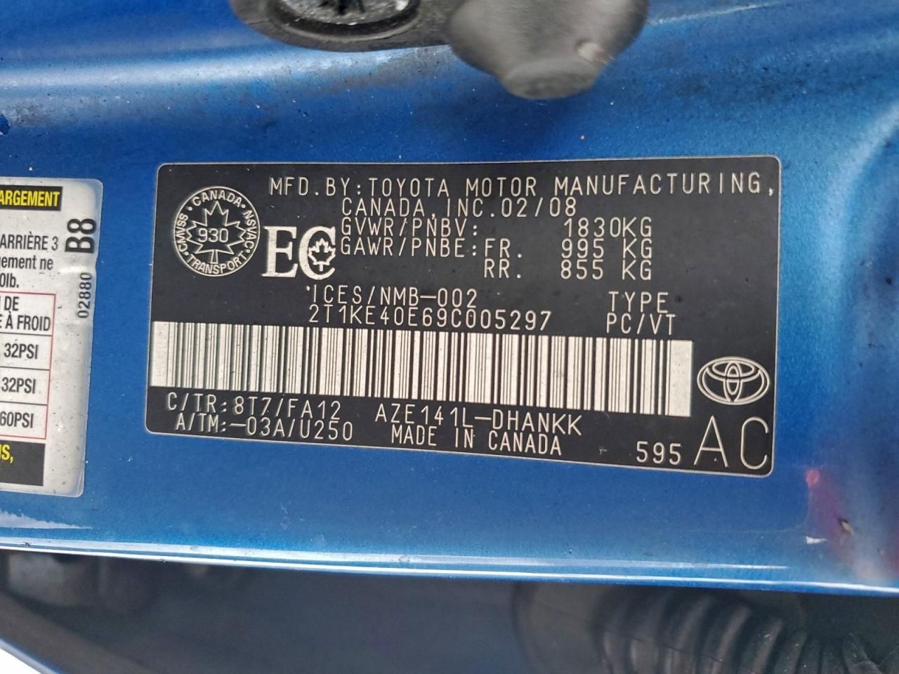 2009 Toyota Corolla Matrix s