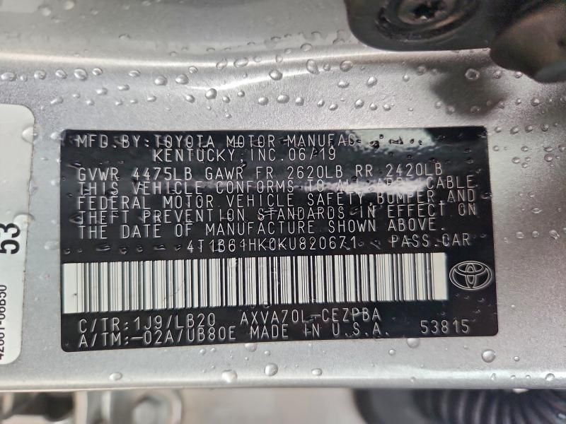 2019 Toyota Camry xse