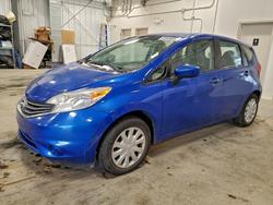 Nissan salvage cars for sale: 2016 Nissan Versa Note s