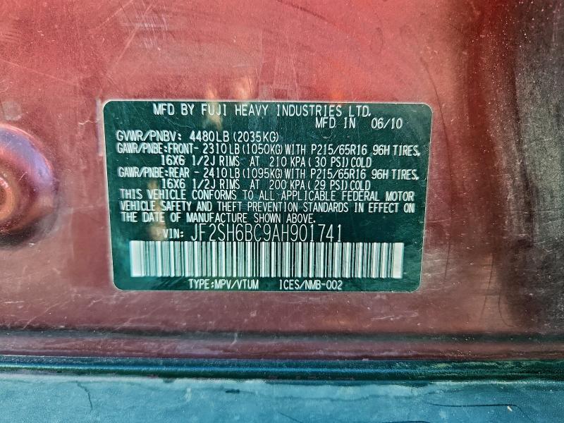 2010 Subaru Forester xs