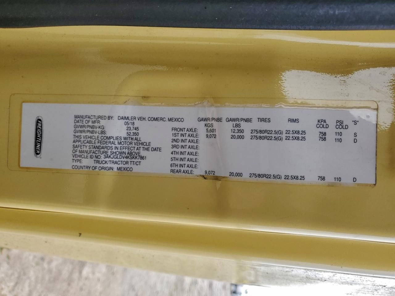 2019 Freightliner Cascadia 125