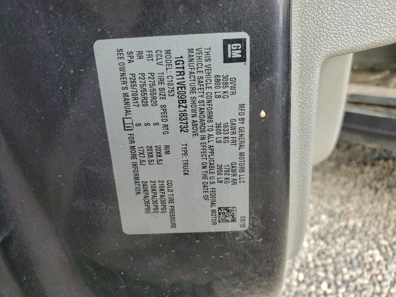 2011 GMC Sierra C1500 SLE