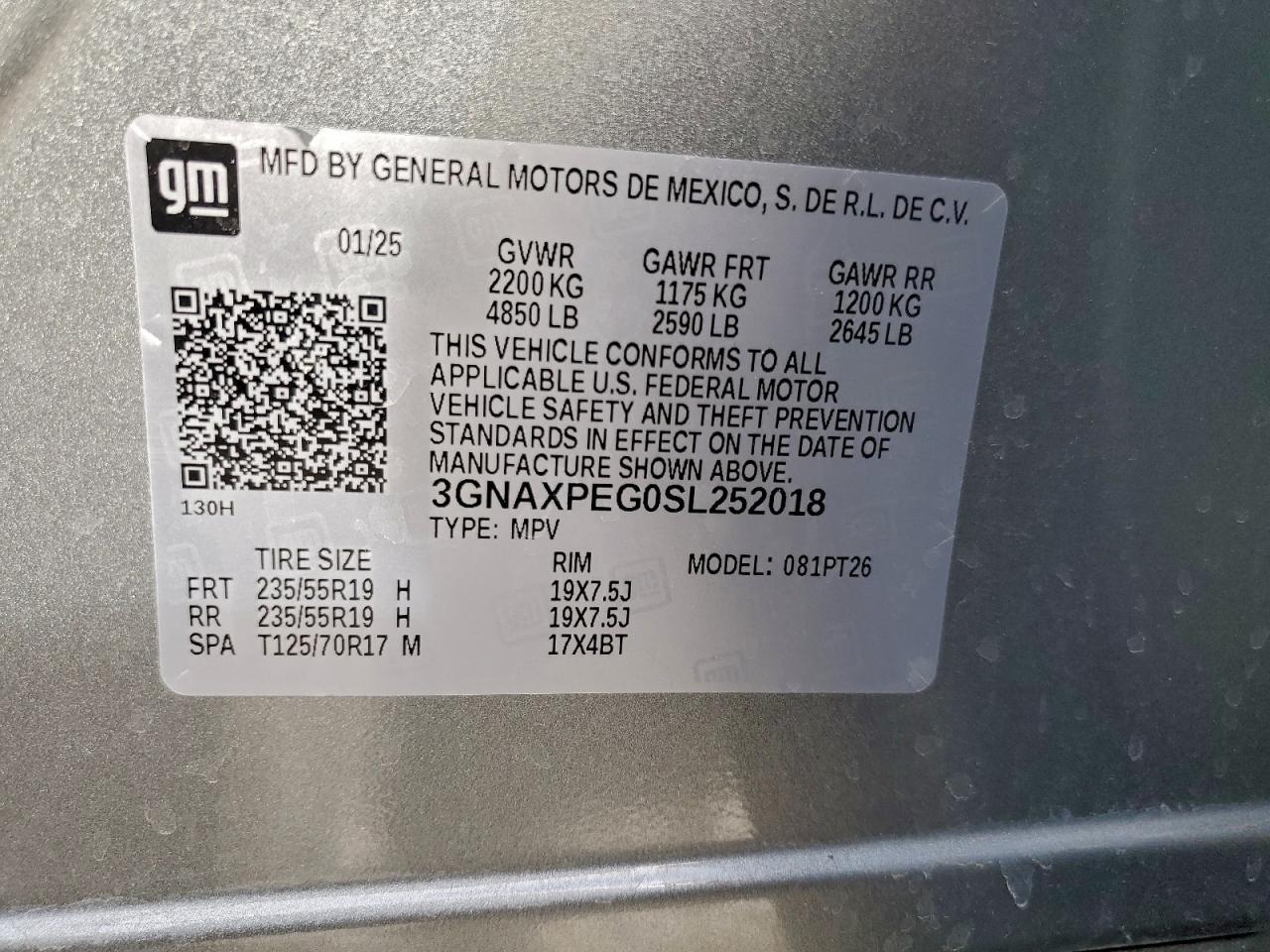 2025 Chevrolet Equinox lt