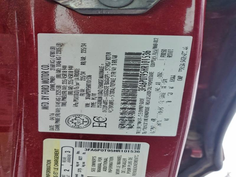 2017 Ford Fusion se