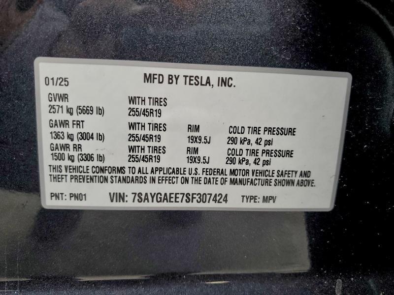 2025 Tesla Model y