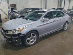 Salvage cars for sale from Copart Ham Lake, MN: 2016 Honda Accord exl