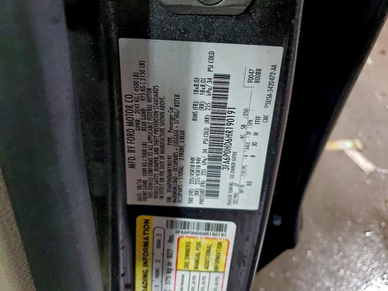 2017 Ford Fusion se