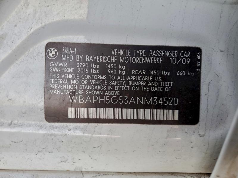 2010 BMW 328 i Sulev