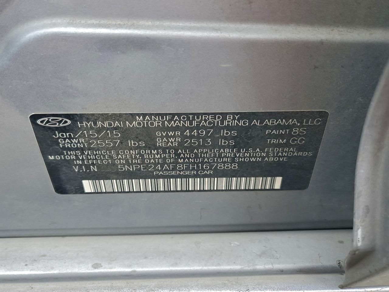 2015 Hyundai Sonata se