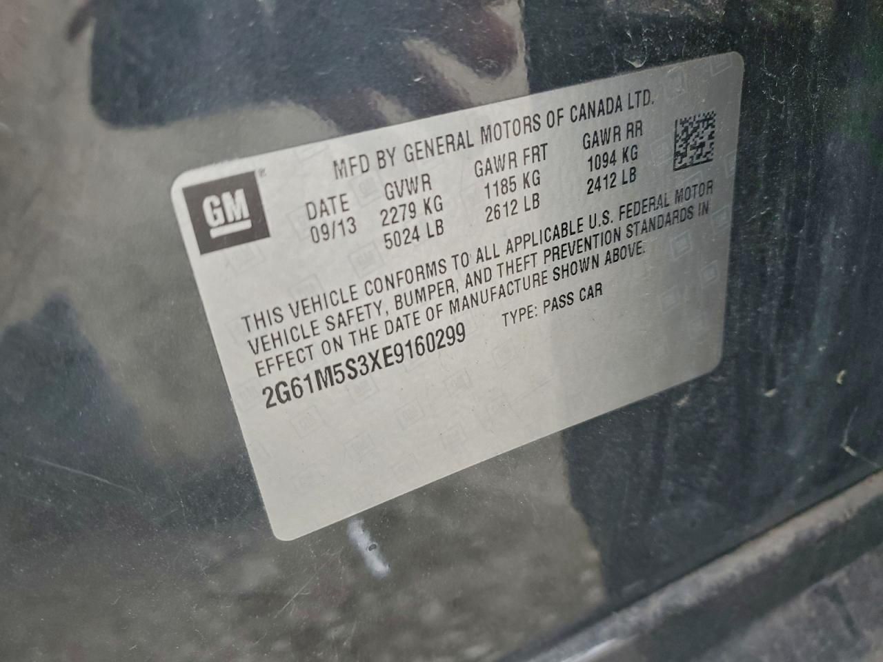 2014 Cadillac Xts Luxury Collection