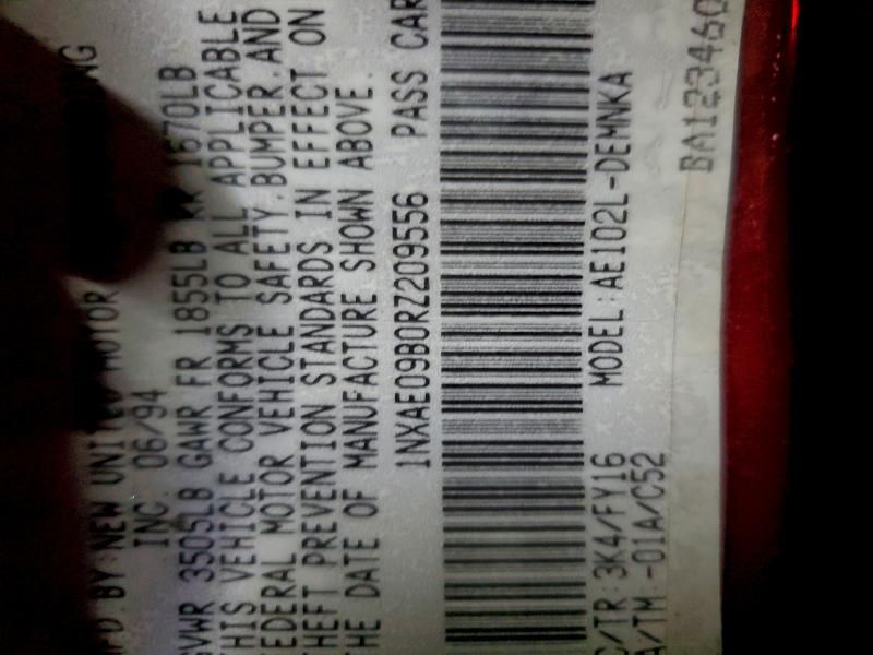 1994 Toyota Corolla le