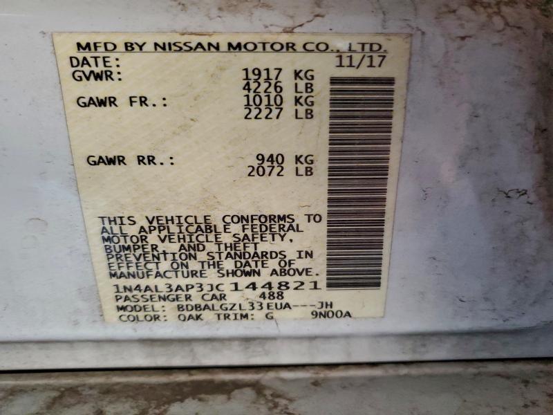 2018 Nissan Altima 2.5