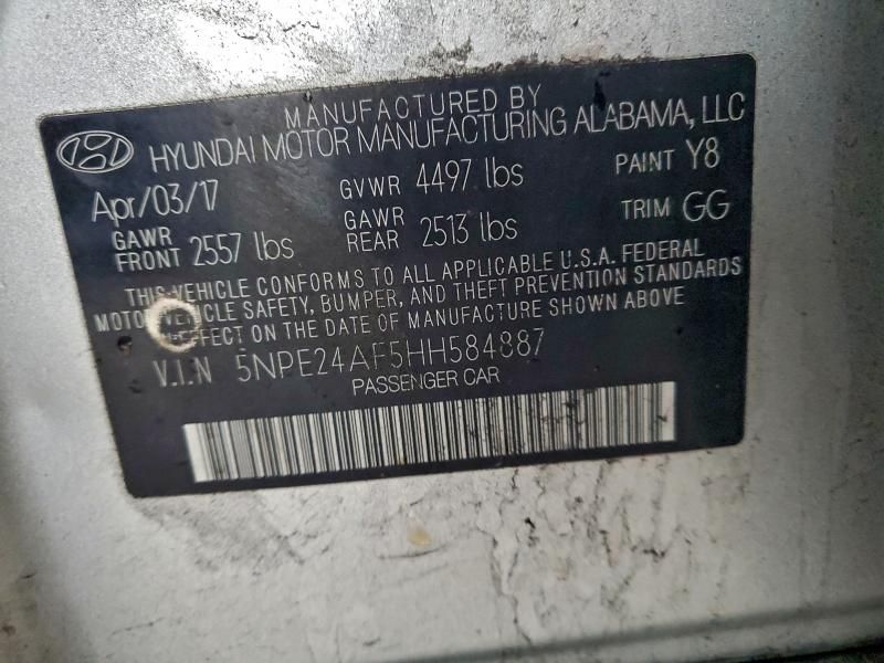 2017 Hyundai Sonata se