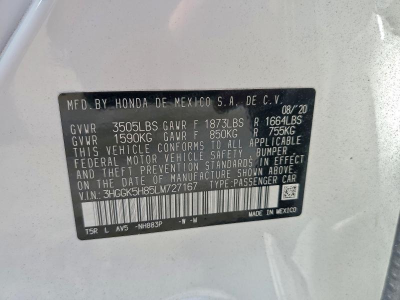 2020 Honda Fit ex