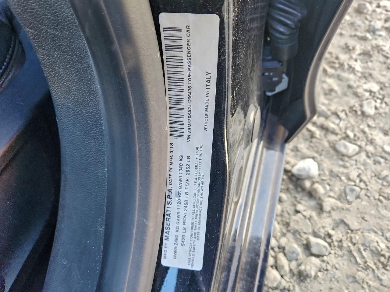 2018 Maserati Ghibli