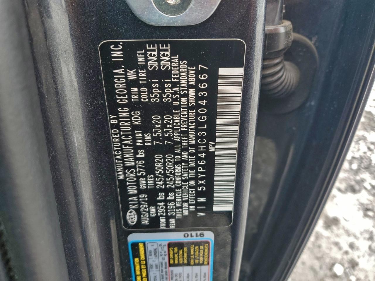2020 KIA Telluride s