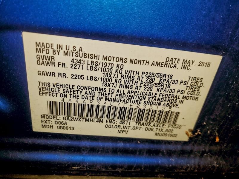 2015 Mitsubishi Outlander Sport es