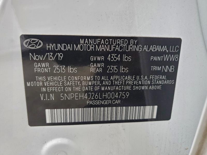 2020 Hyundai Sonata Limited
