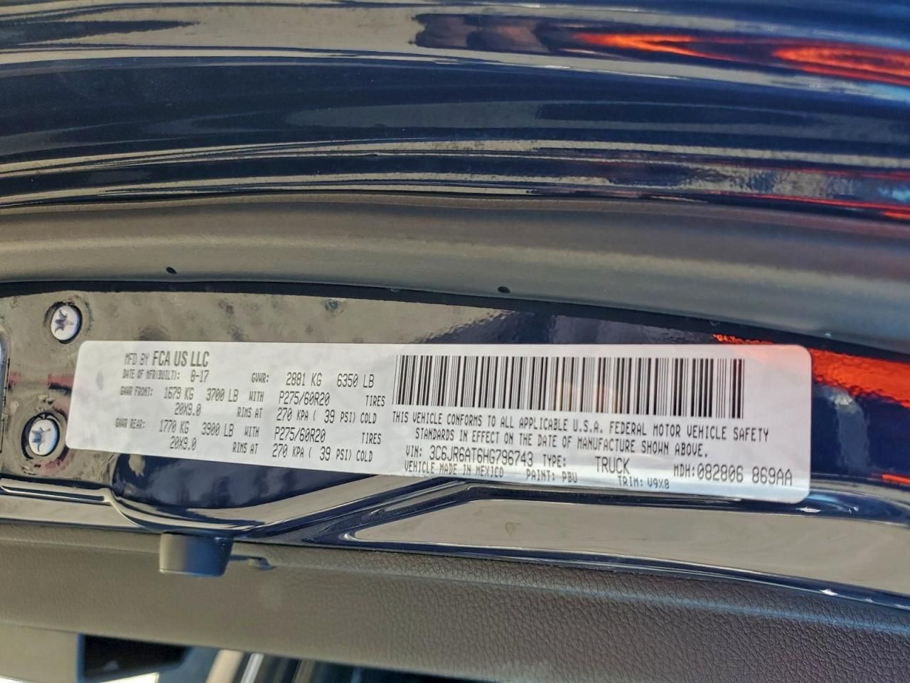 2017 Dodge RAM 1500 ST