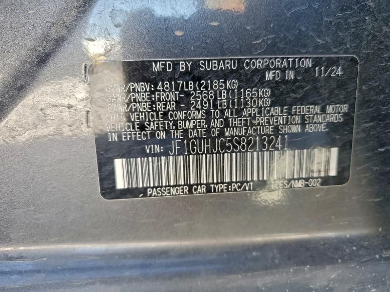 2025 Subaru Impreza rs