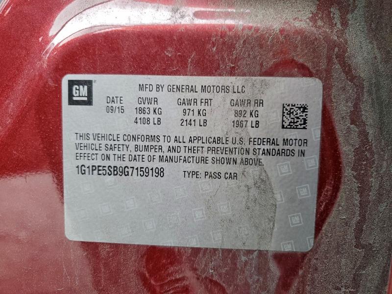 2016 Chevrolet Cruze Limited lt