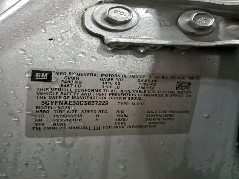 2012 Cadillac Srx Luxury Collection