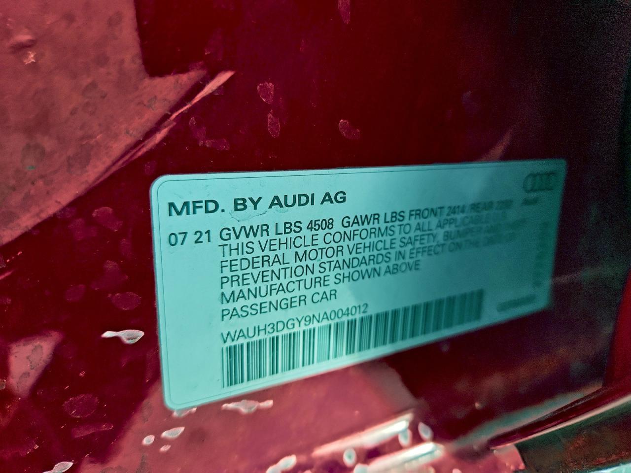 2022 Audi S3 Premium Plus