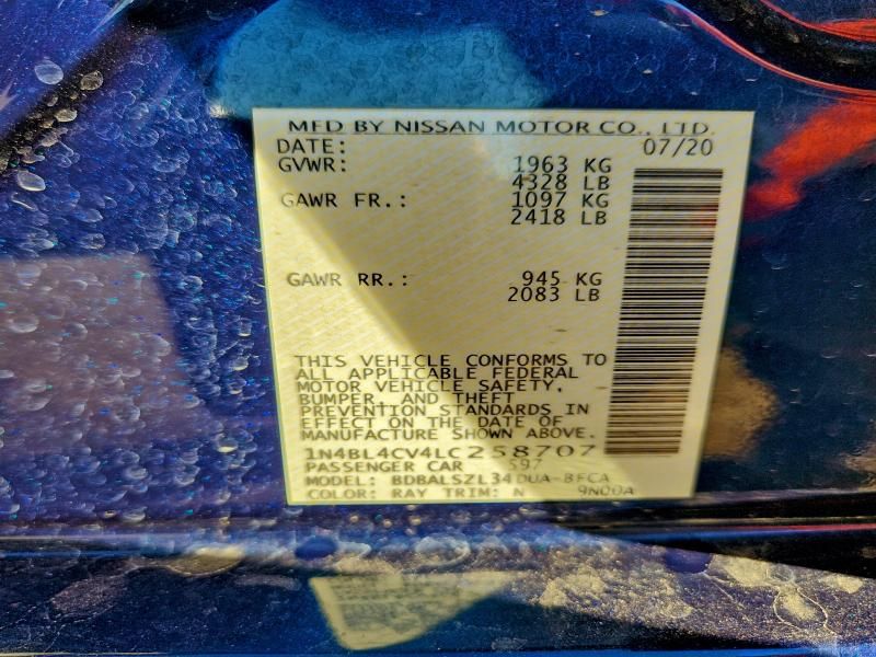 2020 Nissan Altima sr