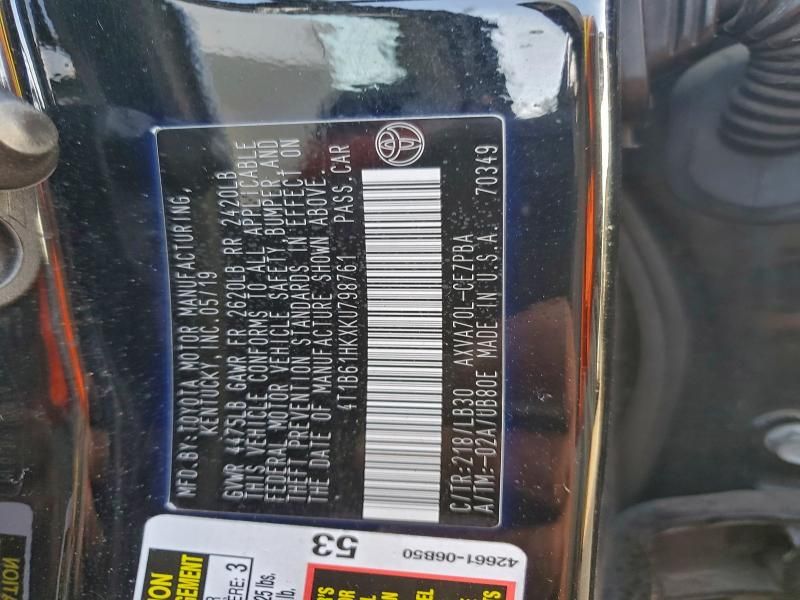 2019 Toyota Camry xse