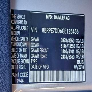 2016 Mercedes-Benz Sprinter 2500
